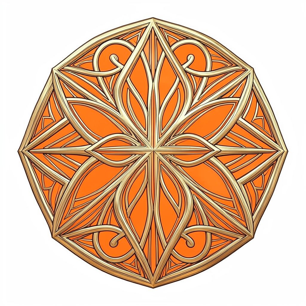 Logo van I Love Toneel met warme oranje en bruine tinten, een gestileerd theatergordijn en klassieke typografie